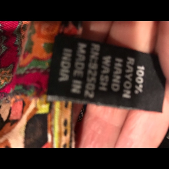 NWT.  . S/M Sacred Threads Dress/Tunic.   219371.  BL/GR - Picture 6 of 6